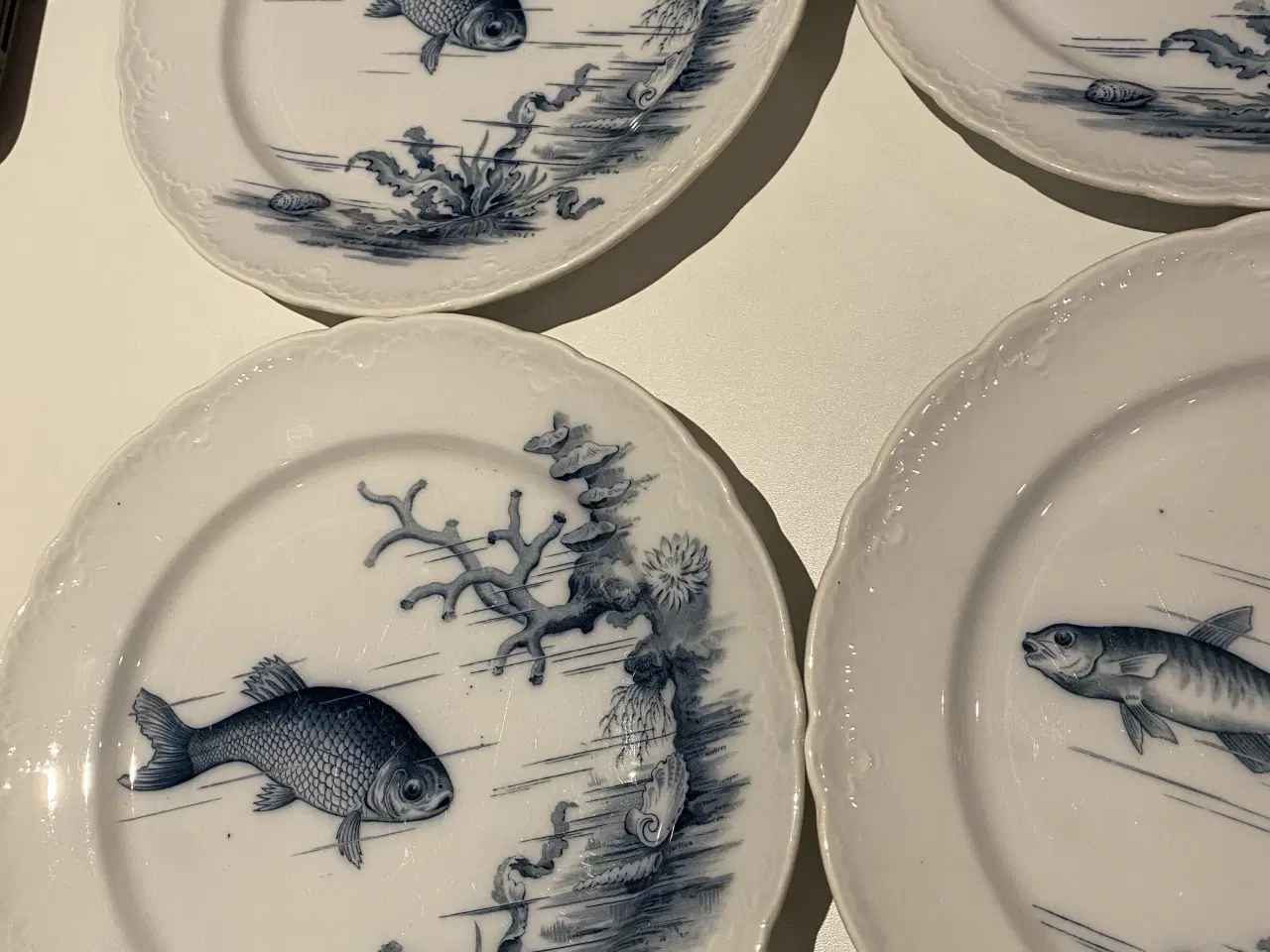Billede 2 - Fiske tallerken 7 stk