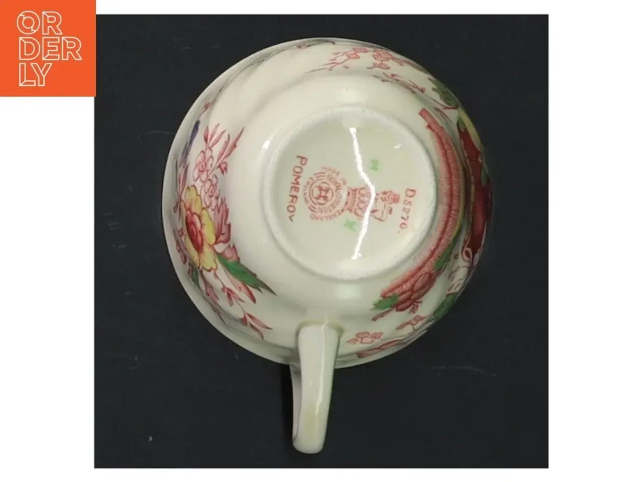 Billede 3 - Kop med blomstermønster fra Royal Doulton (str. H 6 cm ø. 6,5 cm)
