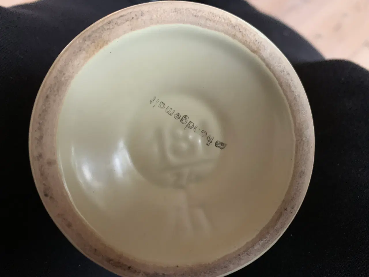 Billede 7 - Vase i guld, sort og beige, Vesttysk