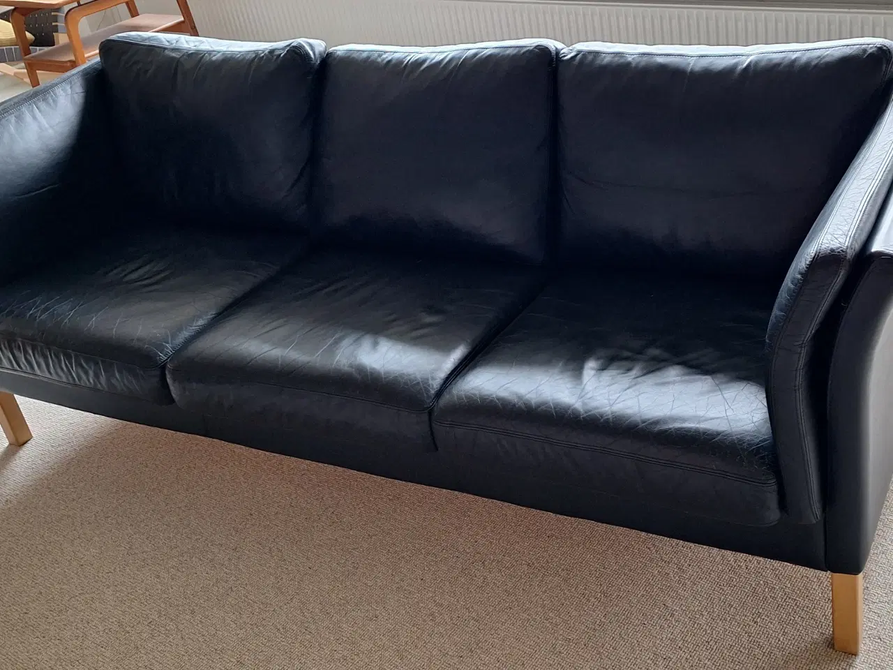 Billede 1 - Sort skind, model Skalma Prato (dansk produceret)