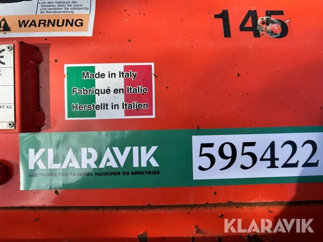 Billede 5 - Stennedlægningsfræser Muratori MZ61SXL 145