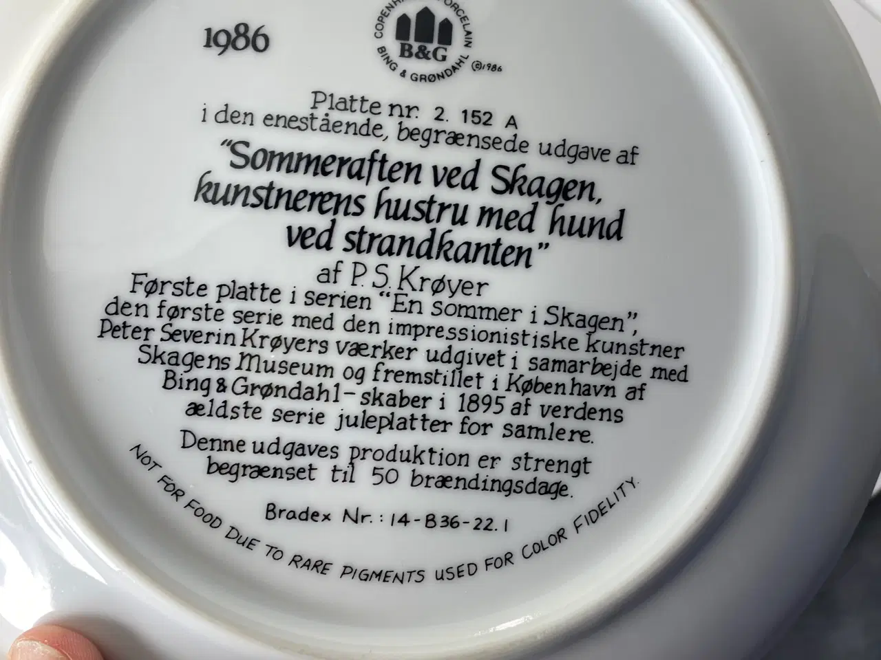 Billede 8 - P.S. Krøyer platter 4 stk