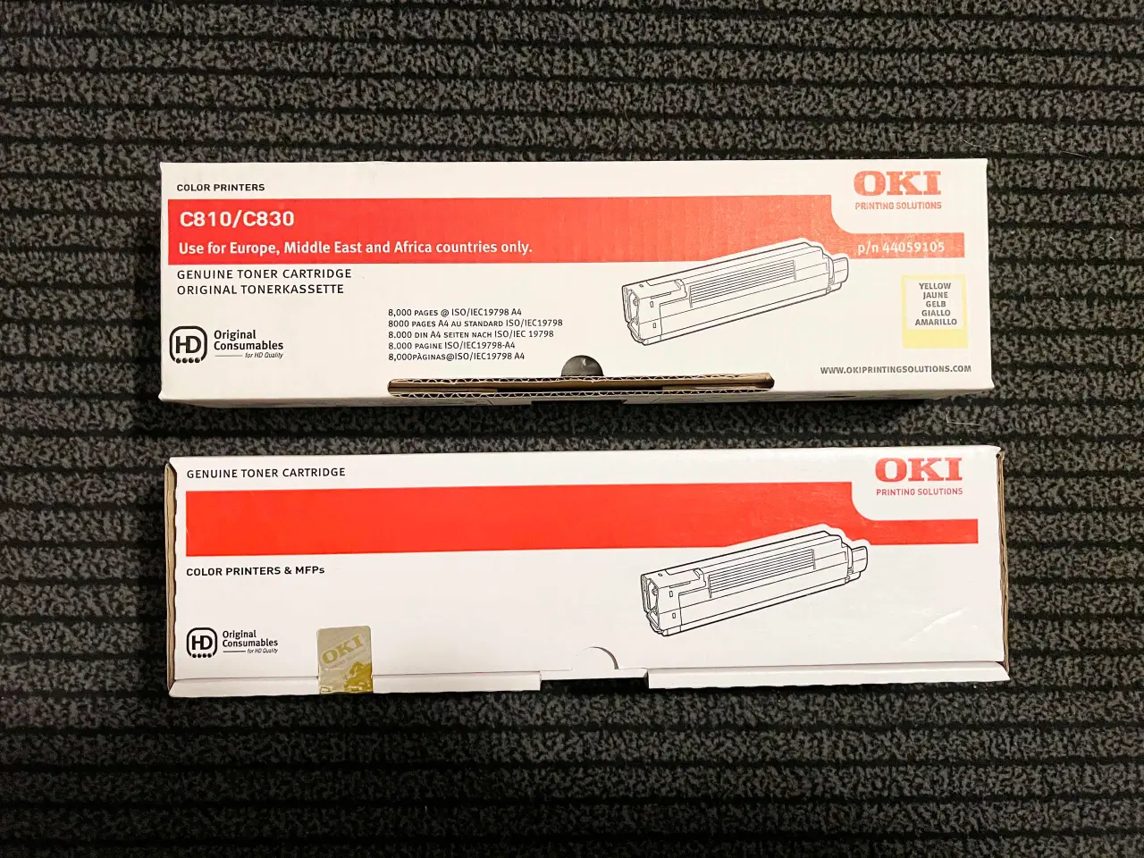 Billede 3 - OKI C810/C830 gul/sort tonerpatroner