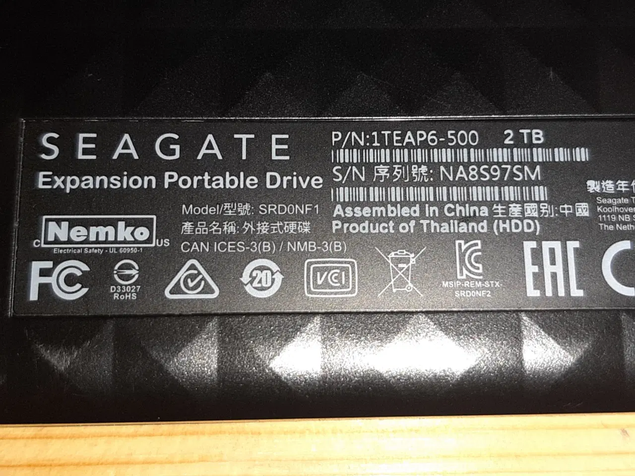 Billede 4 - Harddisk Seagate 2TB, komfortable med PlayStation.
