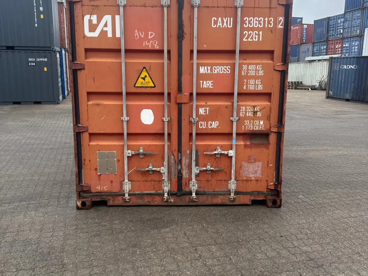 Billede 2 - Brugt 20 fods Isoleret Container