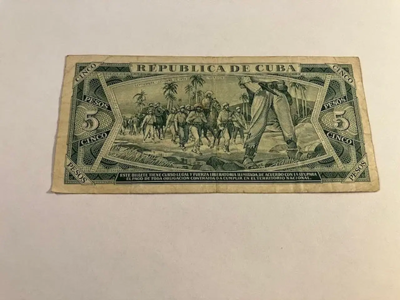 Billede 2 - 5 Pesos 1968 Cuba