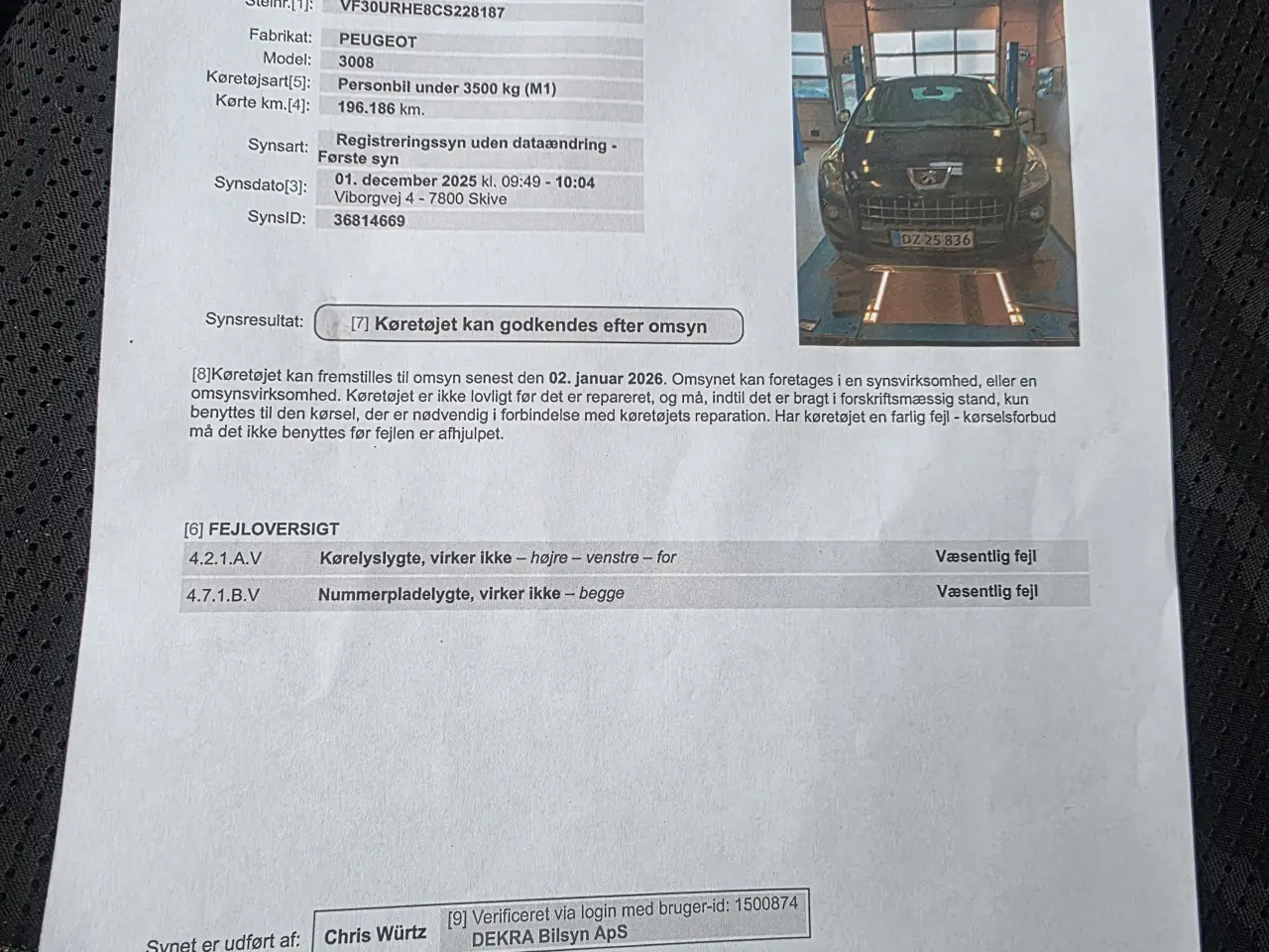 Billede 4 - peugeot 3008 sælges