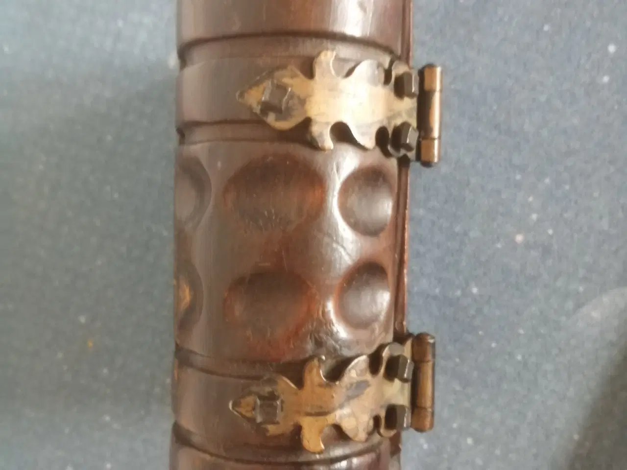 Billede 4 - Flot Gammelt Træskrin