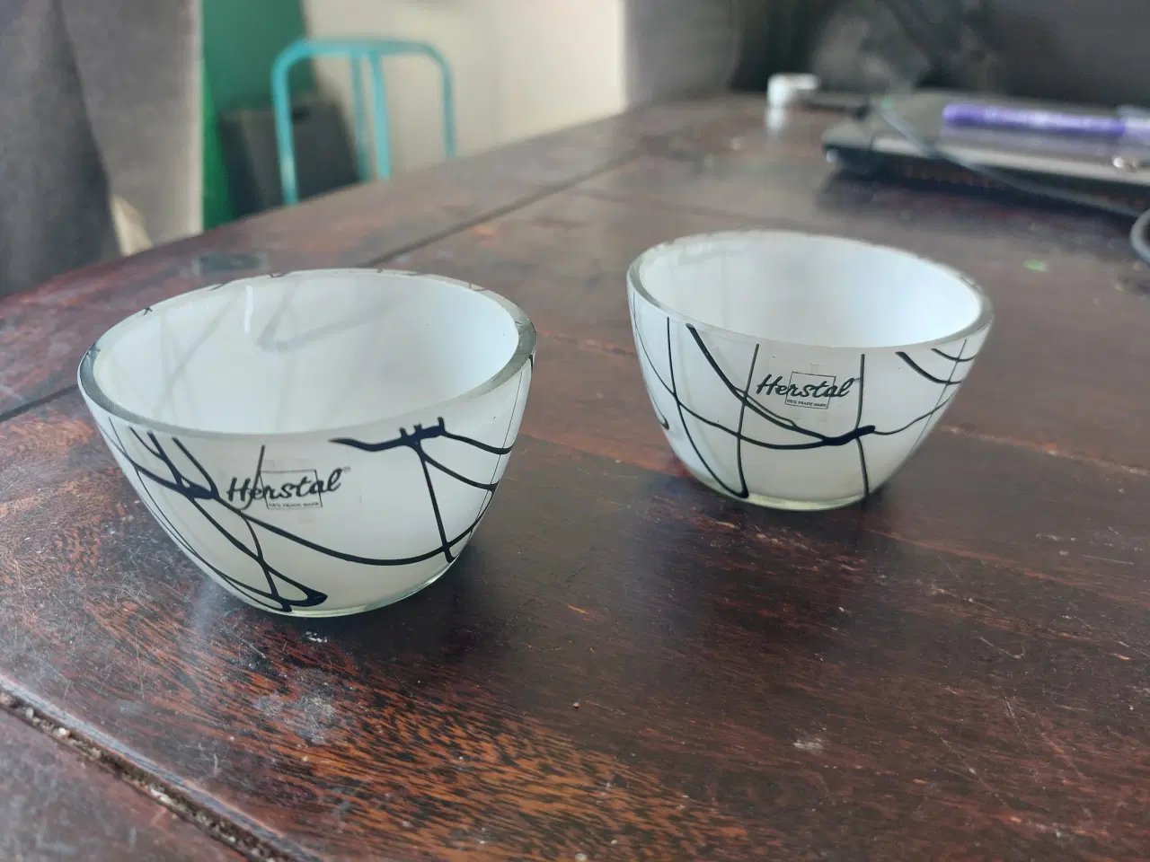 Billede 1 - Herstal fyrfadslys 2 stk