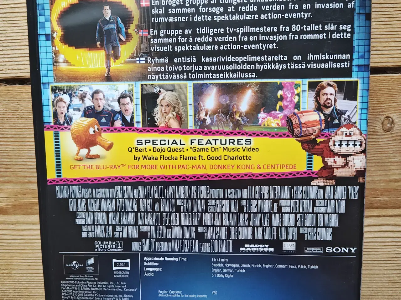 Billede 2 - Pixels Filmen med bl.a. Adam Sandler & Kevin James