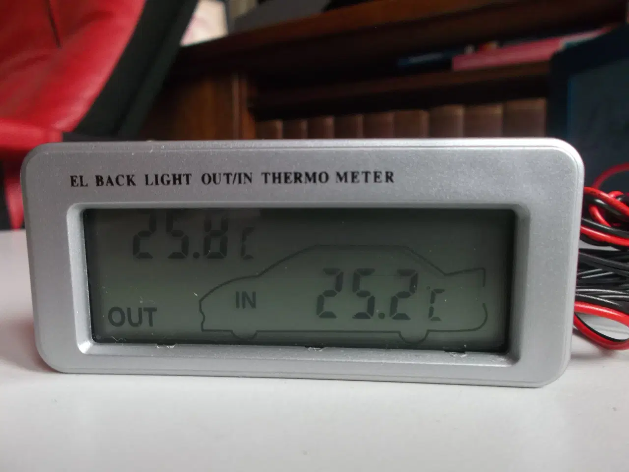 Billede 2 - Digitalt bil termometer med ledning til