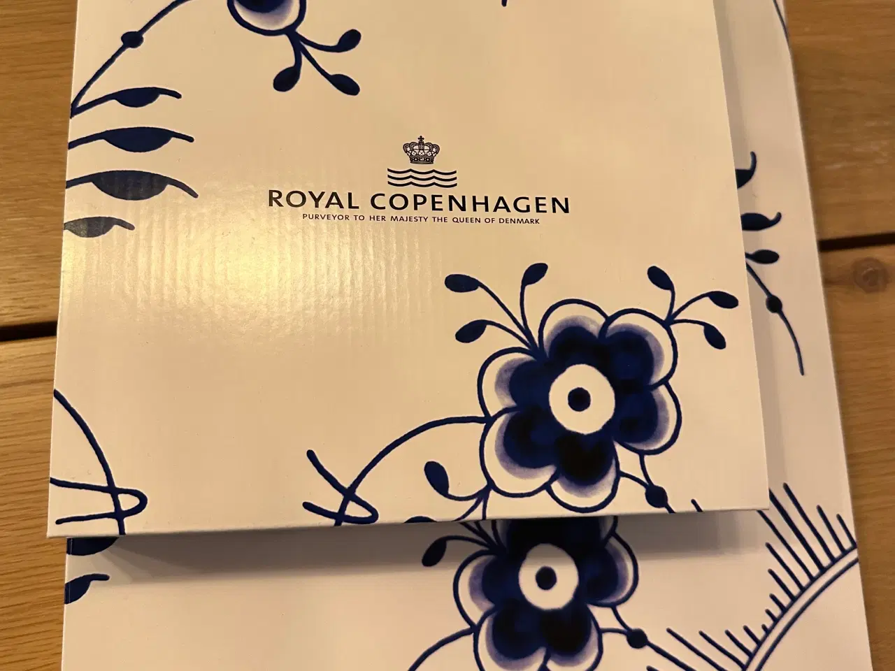Billede 1 - Royal Copenhagen - Blå Mega Riflet