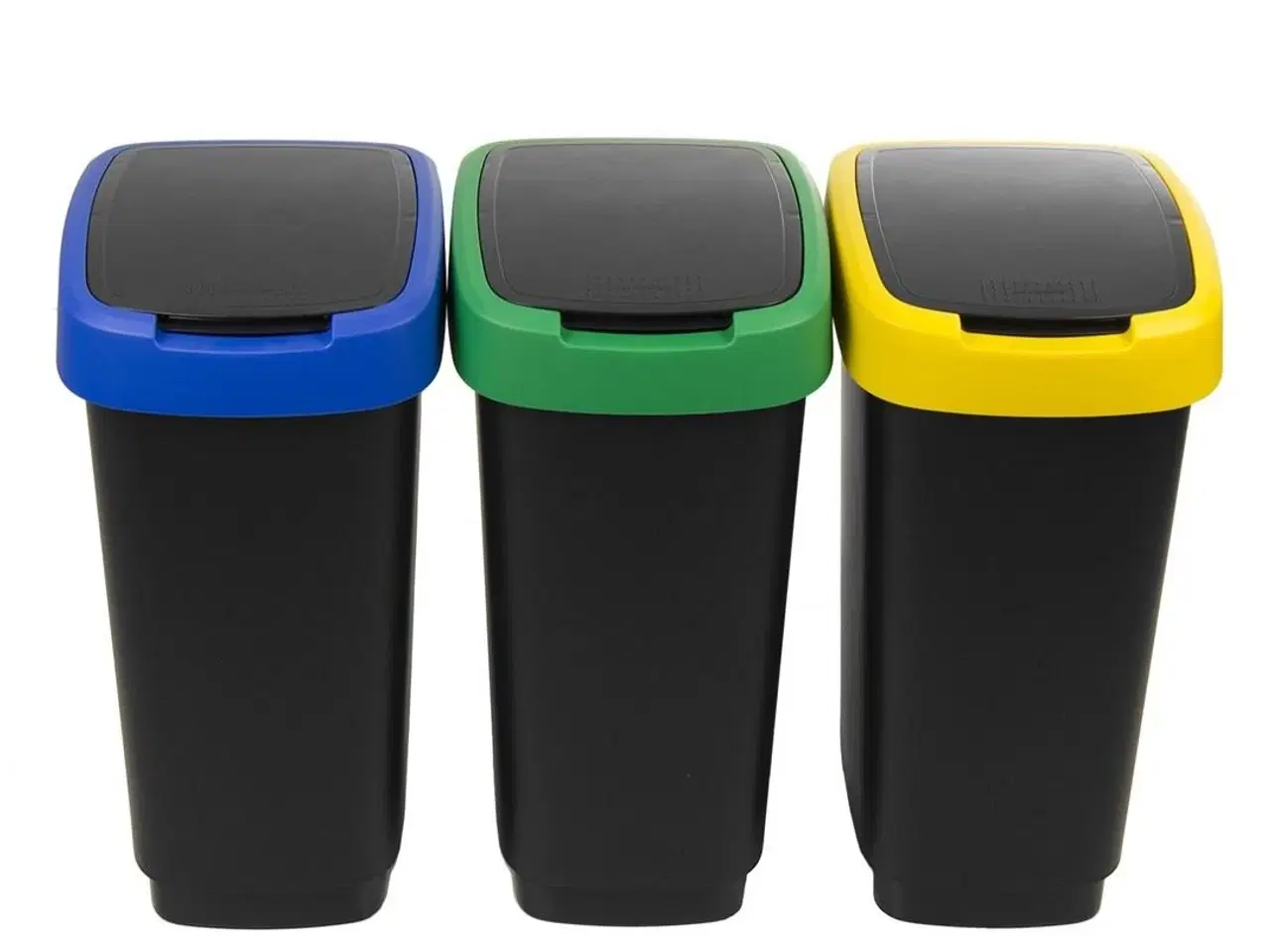 Billede 2 - Affaldssortering sæt rotho Twist – 3 x 25 l skraldespande