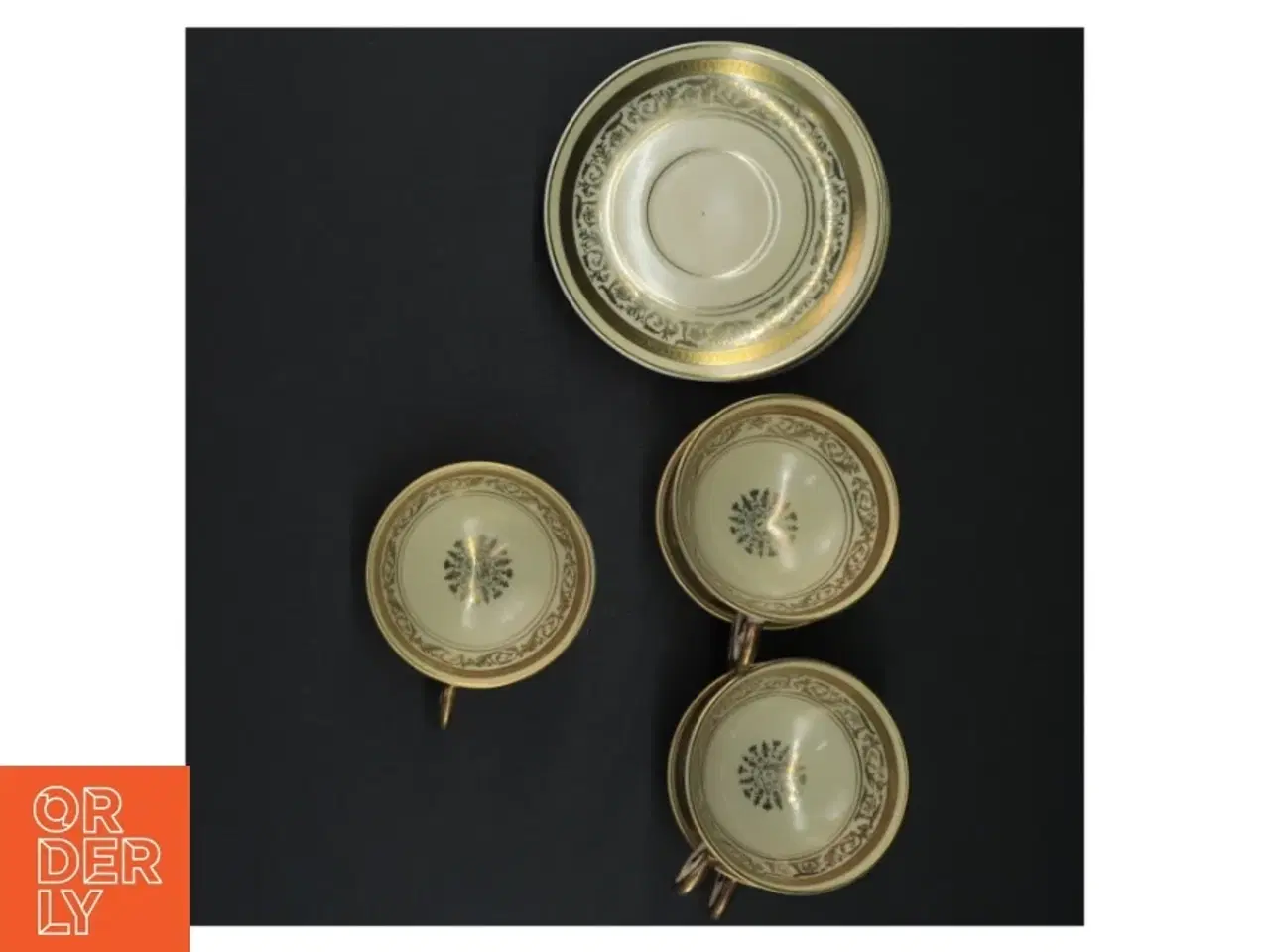 Billede 3 - Mokkakopper med underkopper (str. Diameter 11 cm kop 7,5 x 5 cm)