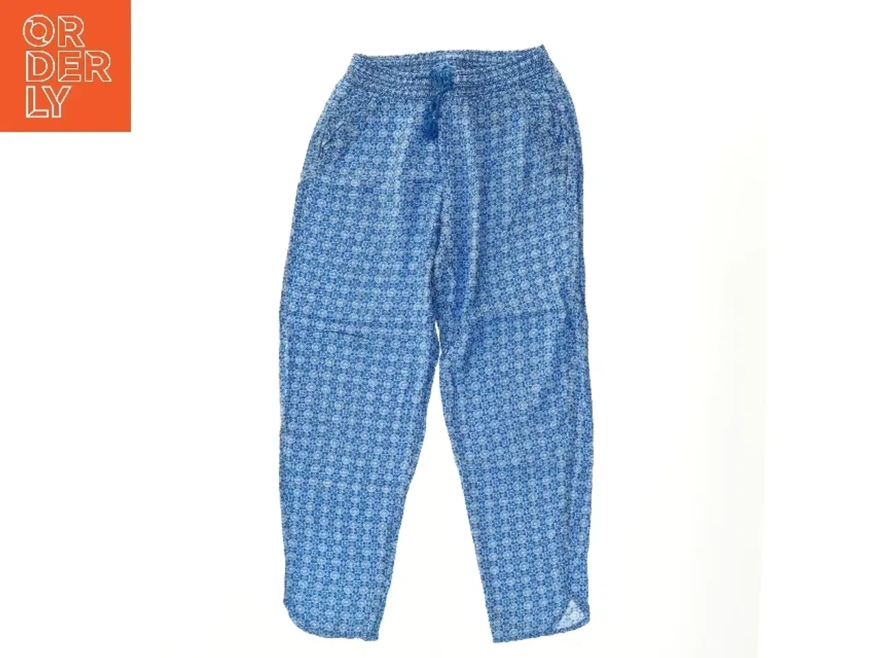 Billede 1 - Coboltblå mønstrede bukser fra H&M (str. 140)