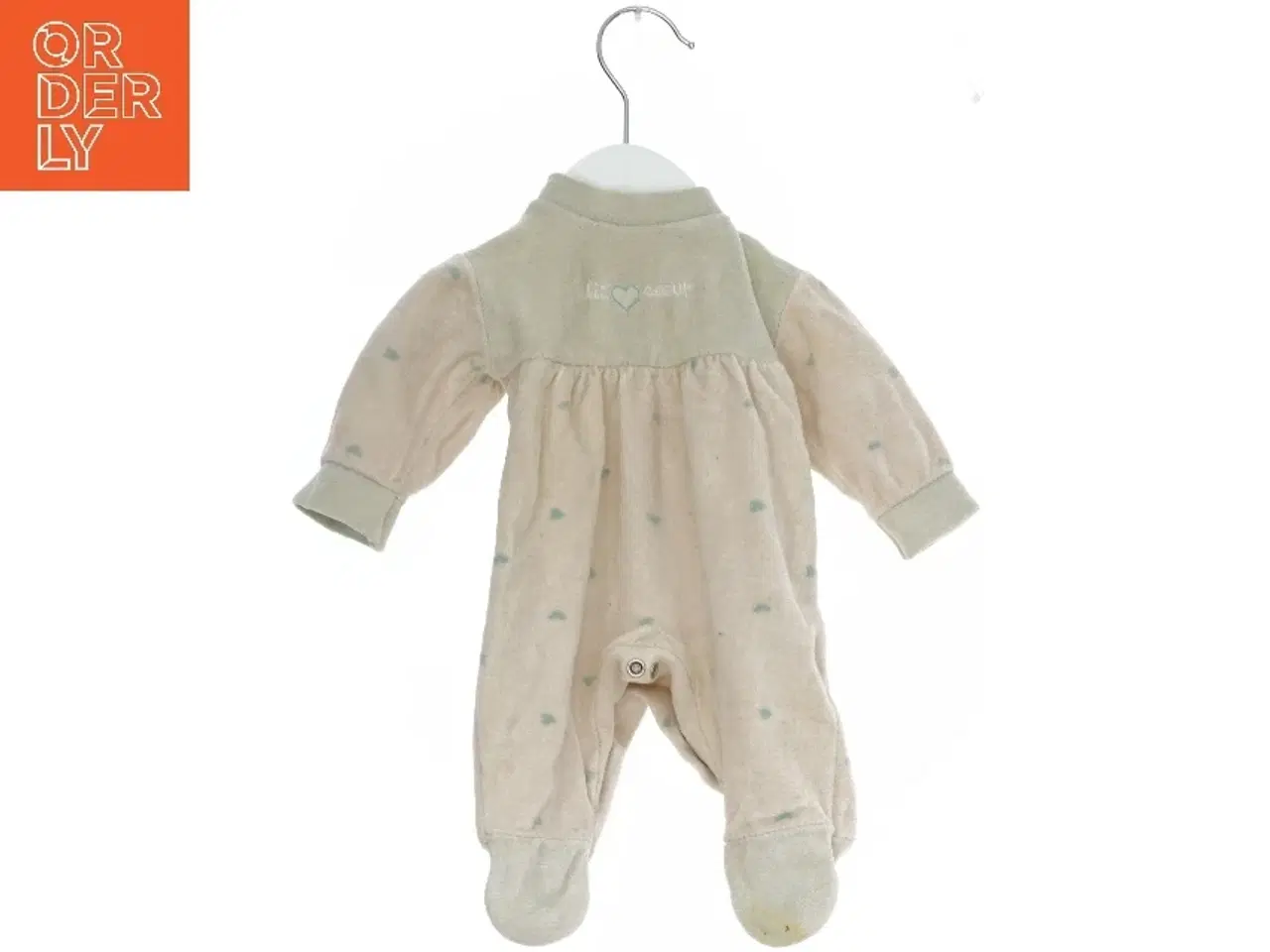 Billede 2 - Babydragt med hjerteprint fra Petit Coeur (str. 80)