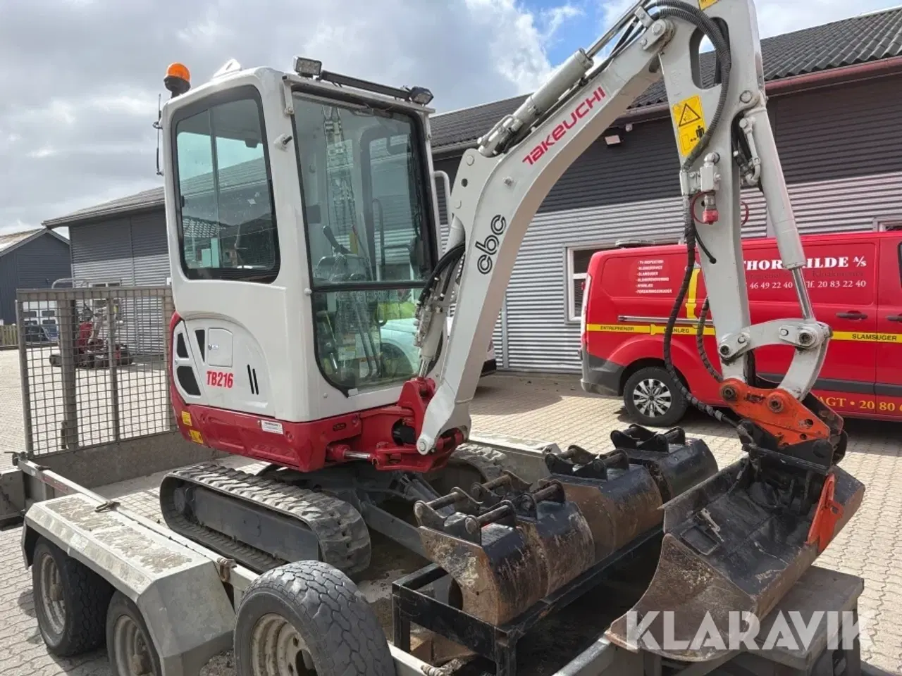 Billede 8 - Entreprenørpakke Iveco Daily 3.0 med servicevogn minigraver maskintrailer