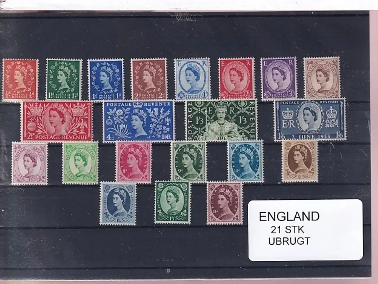 Billede 1 - England - 21 Stk. -  Ubrugt