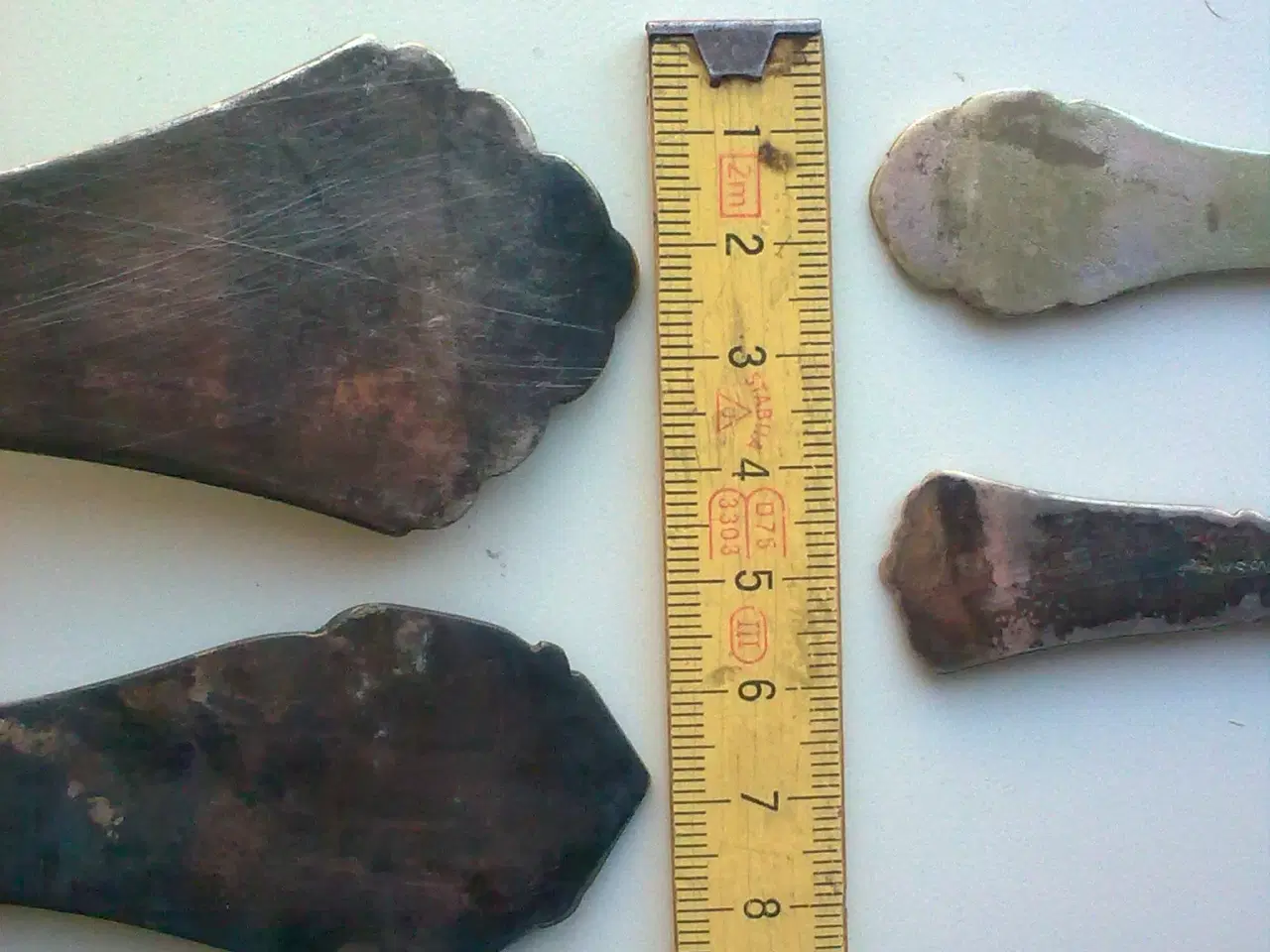 Billede 6 - KÆMPE sølvplet Kartoffel suppe ske SJOV