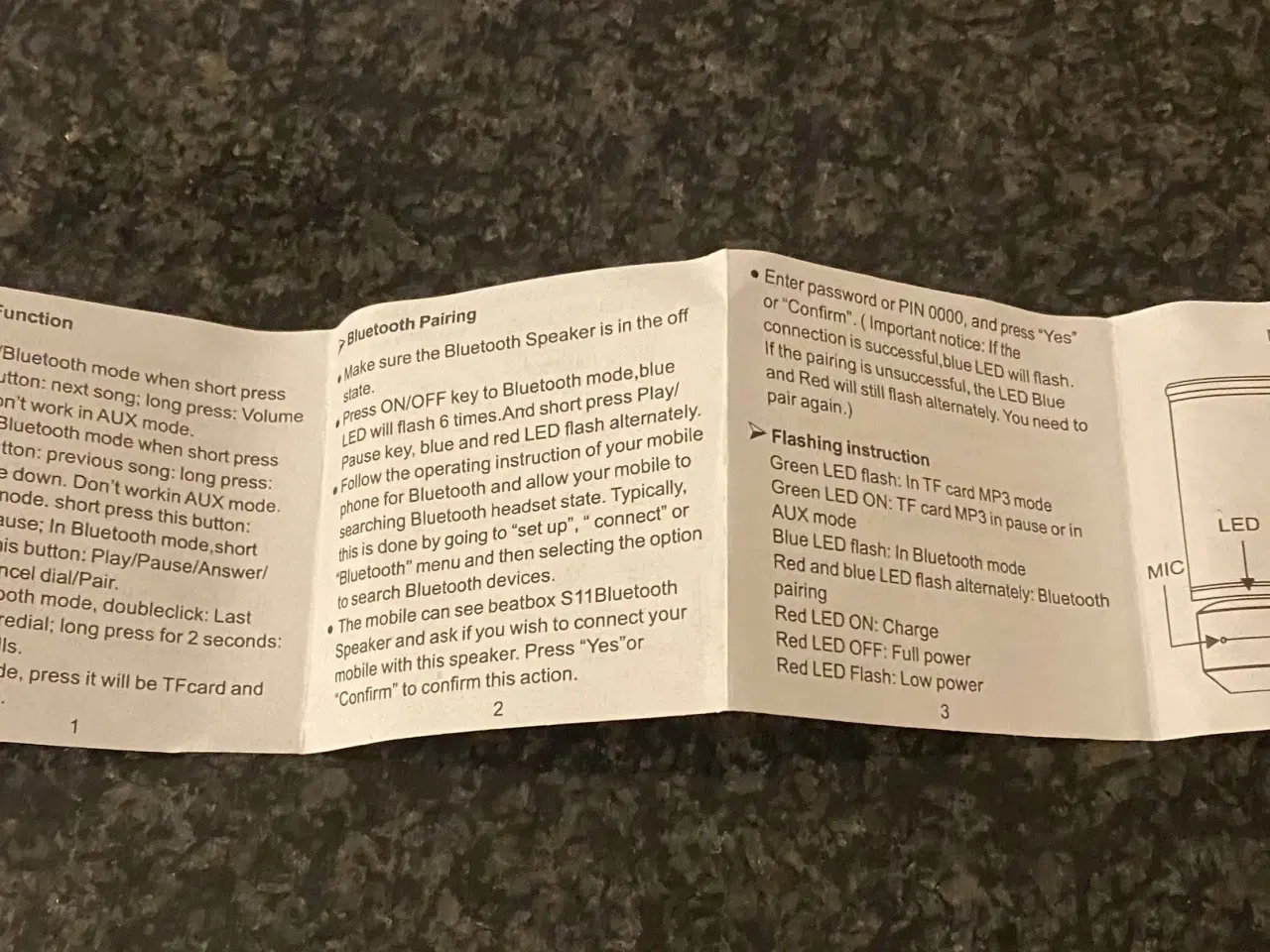 Billede 3 - Lille bærbar højtaler