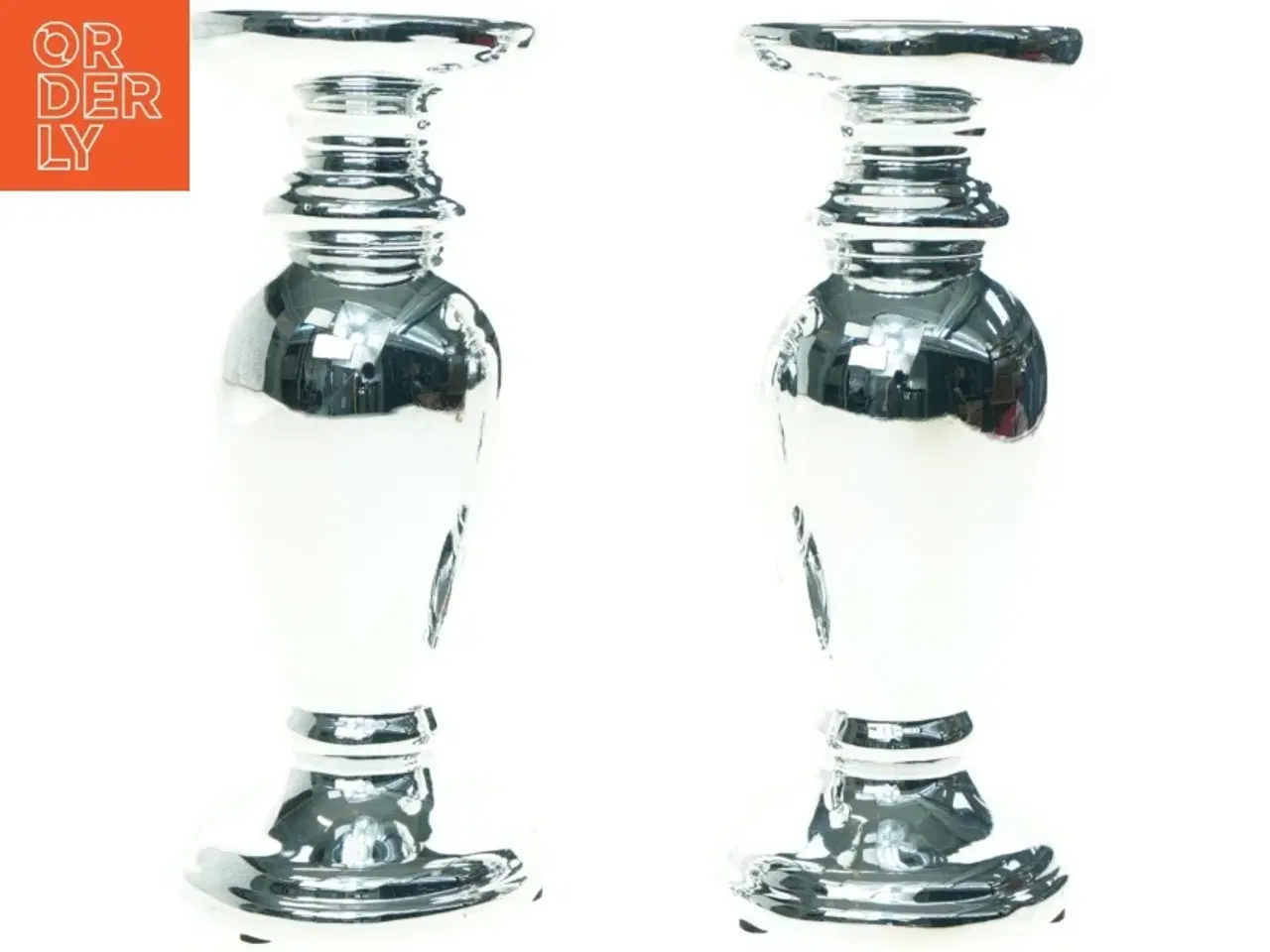 Billede 1 - Glas lysestager (str. 10 x 24 cm)