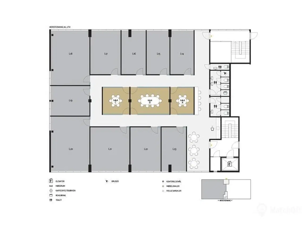 Billede 17 - Fleksibelt kontorhotel på Herstedvang 7A – Ideelle faciliteter og adgang 24/7