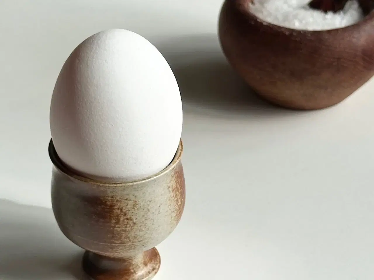 Billede 1 - Keramikæggebæger, blankt