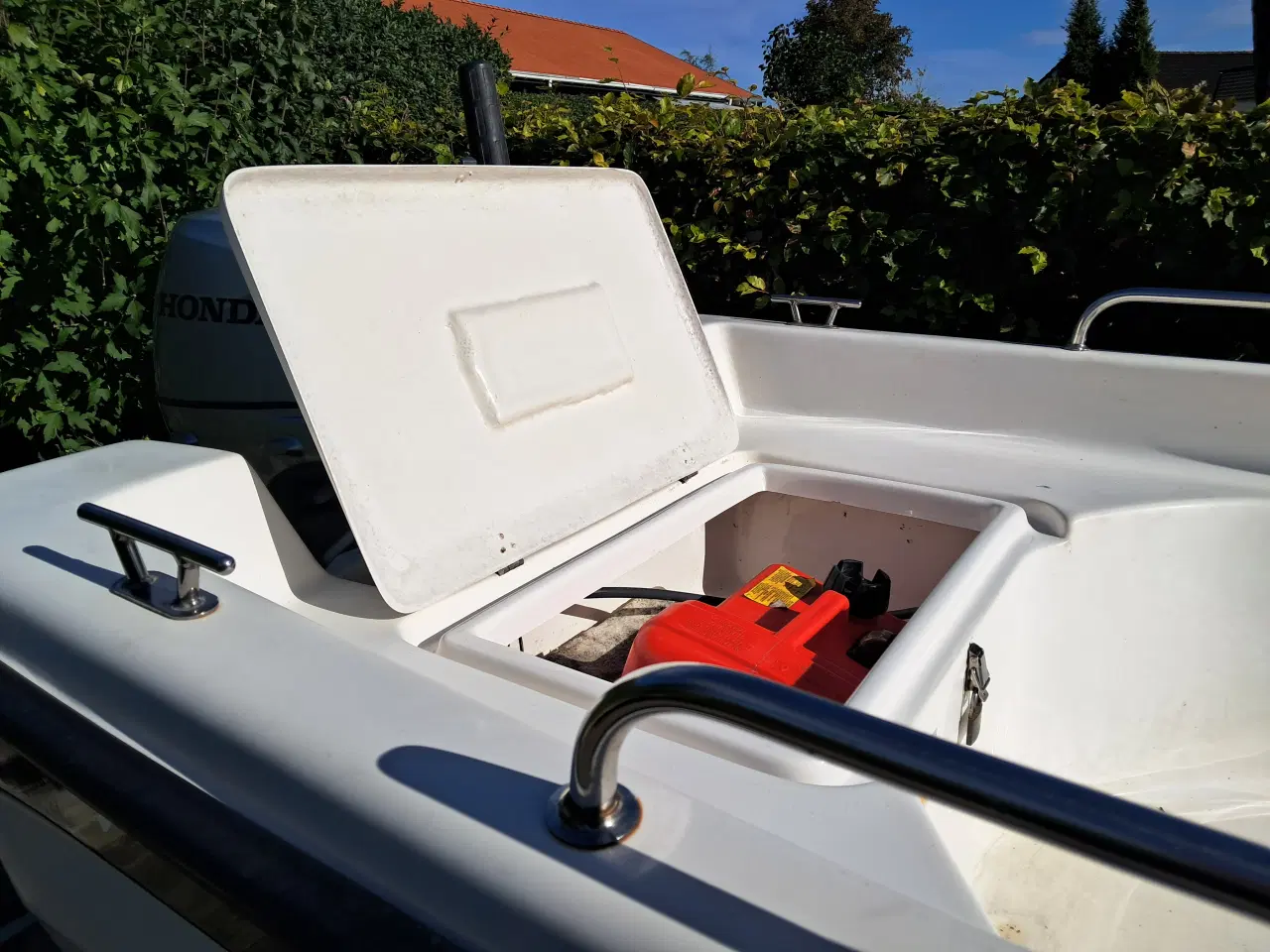 Billede 3 - Jolle, Glasfiber 400 FISK,m.Honda 10HK,og Trailer