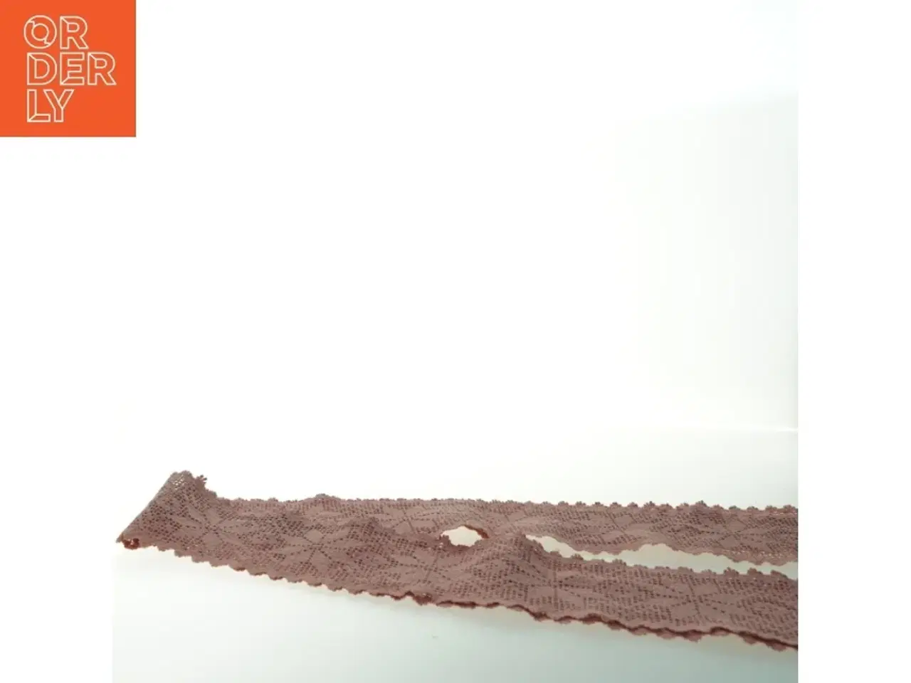 Billede 2 - Dekorativt blondestof (str. 12x260 cm)