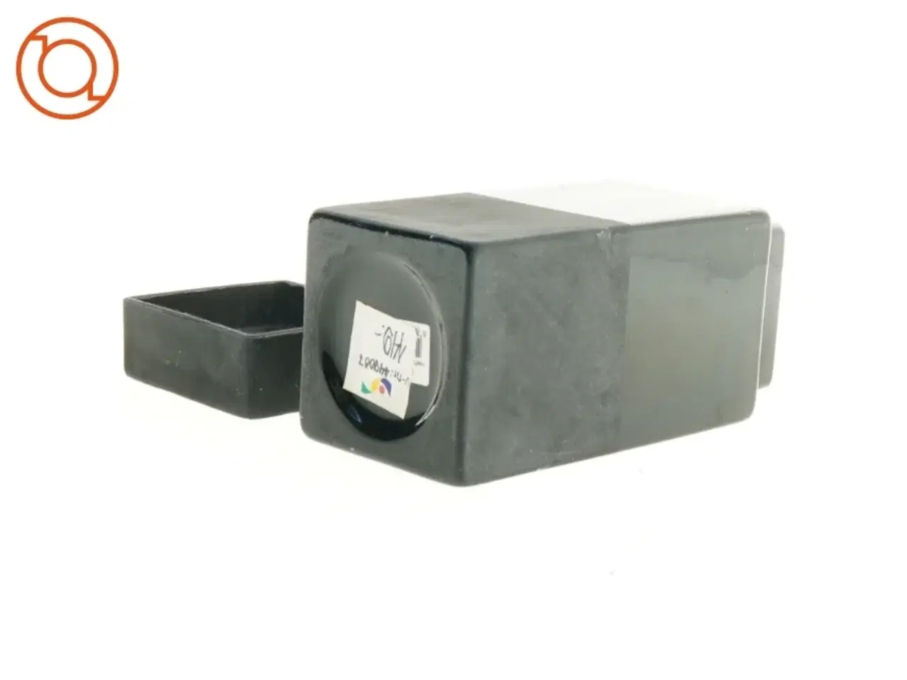 Billede 3 - Sort beholder med låg (str. 19 x 8 cm)