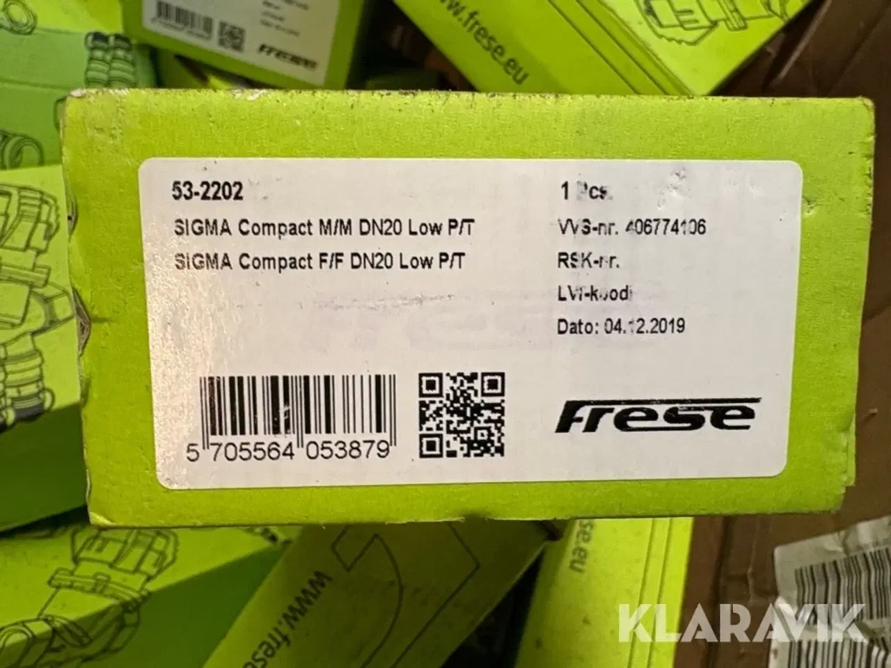 Billede 3 - Ventiler Frese Sigma Compact - 1 kasse