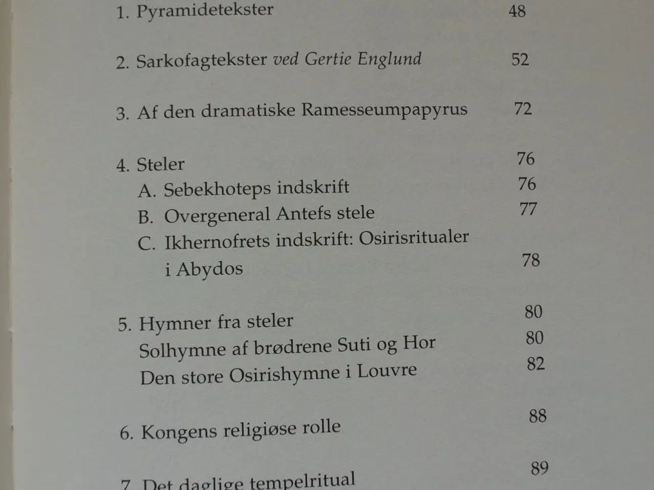 Billede 2 - det gamle ægypten - religiøse tekster, ved jørgen 
