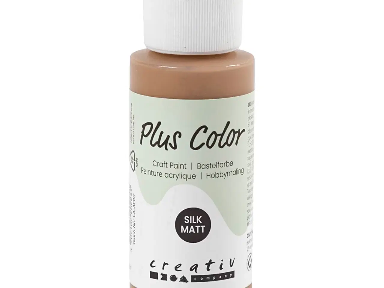 Billede 1 - Plus Color Hobbymaling Lys Brun 60ml - Hurtig Tørring