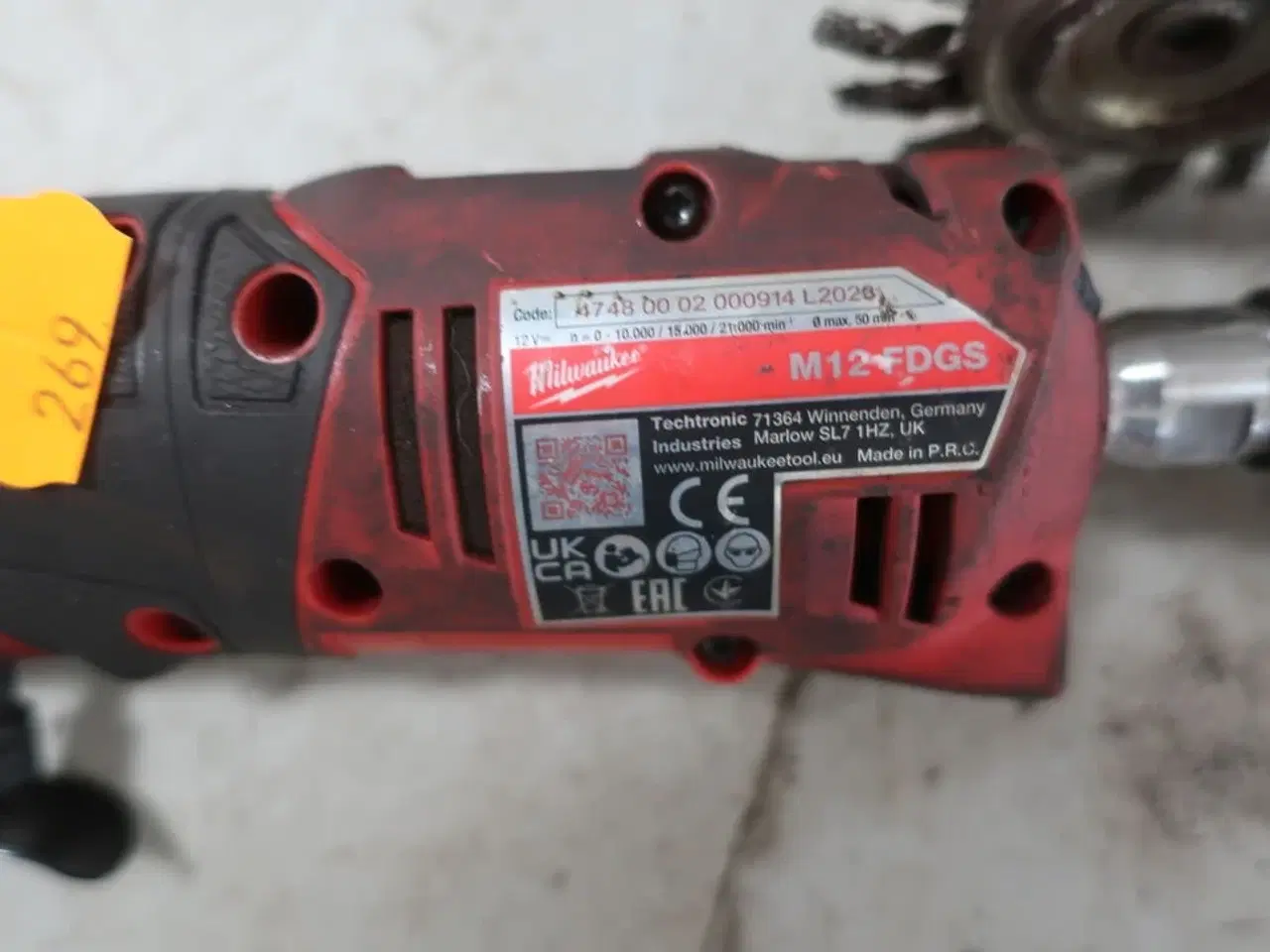 Billede 3 - 3 stk. slibemaskiner MILWAUKEE samt momentnøgle