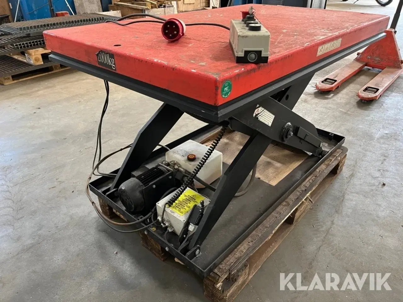 Billede 11 - Løftebord Dansk Værktøjs salg HIW4.0EU 2000 kg