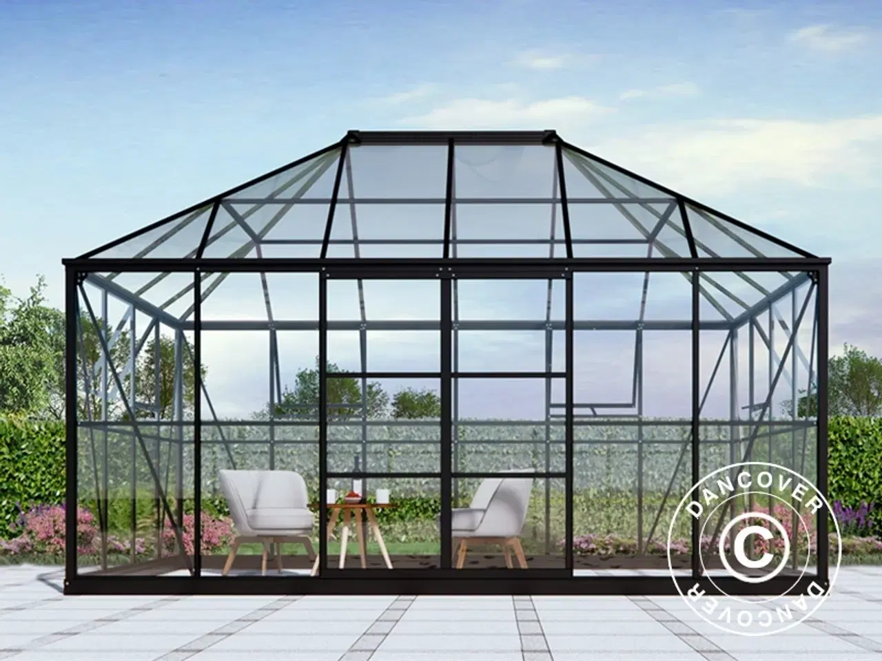 Billede 2 - Orangeri/pavillon /Havepavillon glas 12m², 4,2x2,8