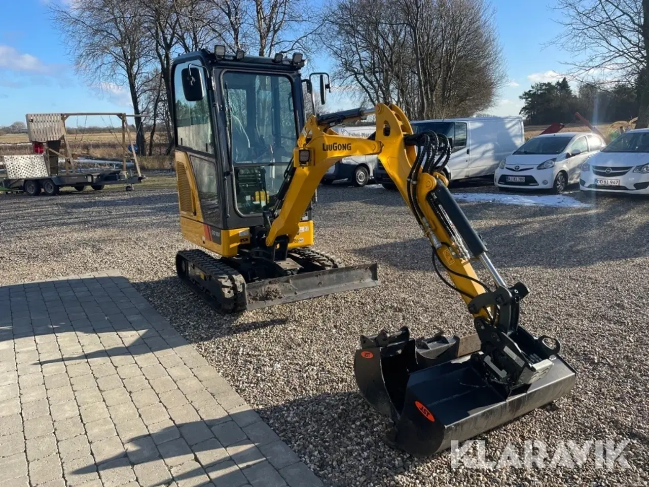 Billede 3 - Gravemaskine Liugong 9018F med compacttilt og skovle