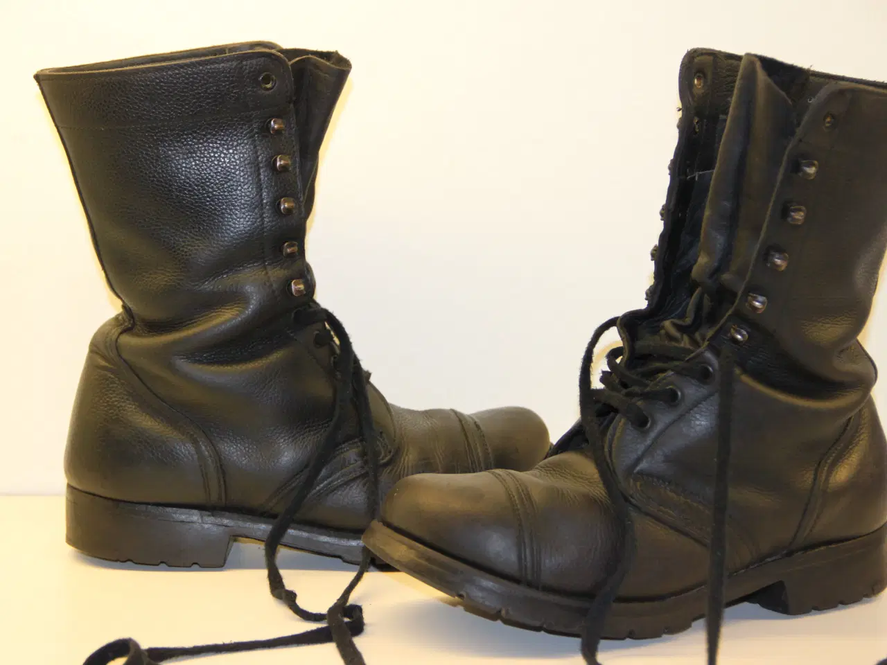 Billede 3 - Læderstøvler ( Militær DK)