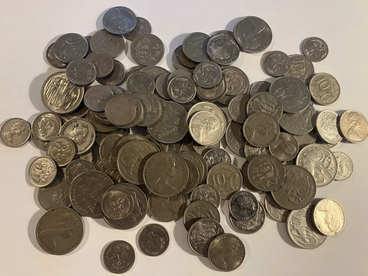 Billede 1 - 123 stk Australien mønter