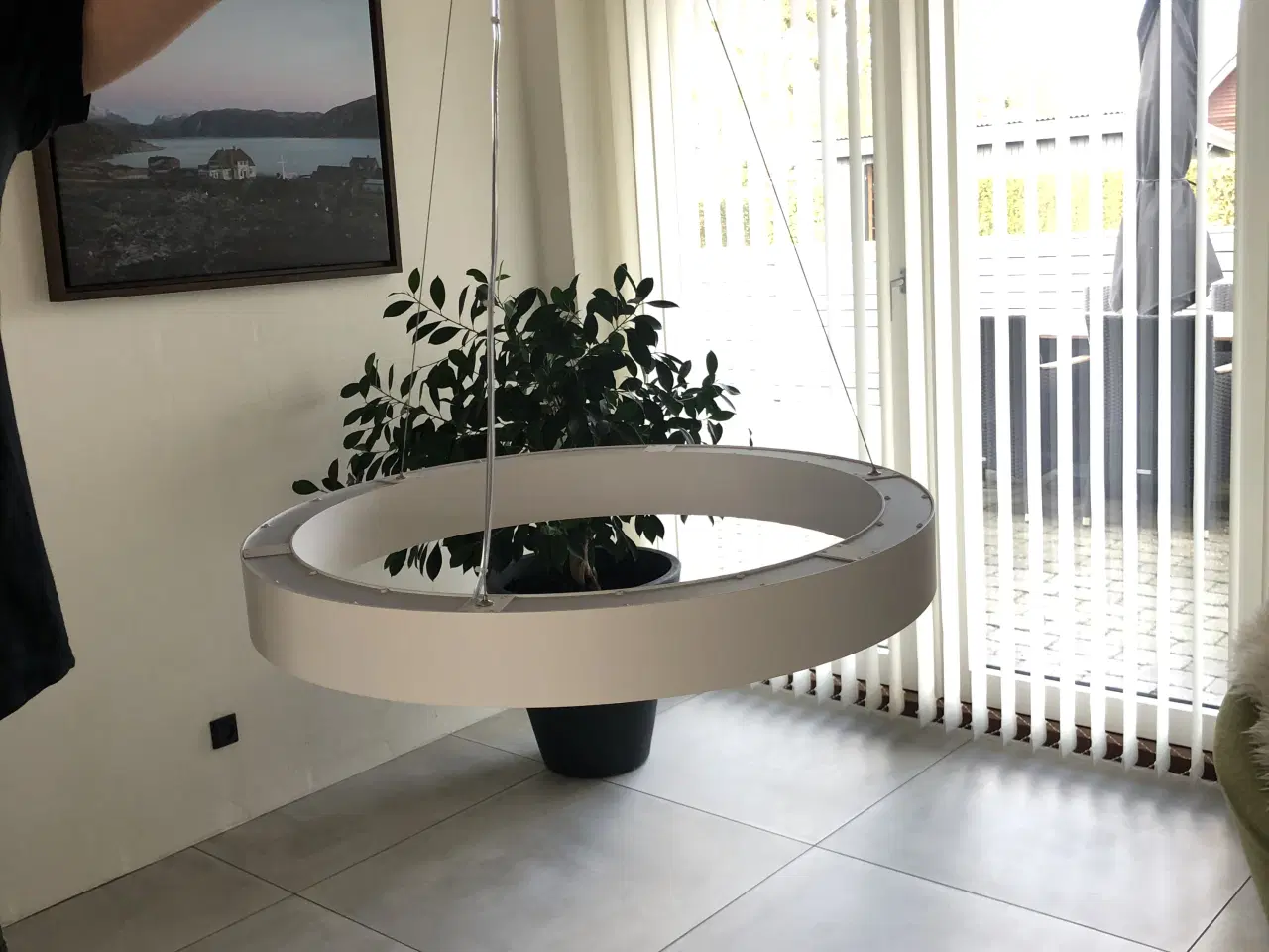 Billede 4 - Flot hvid loftslampe