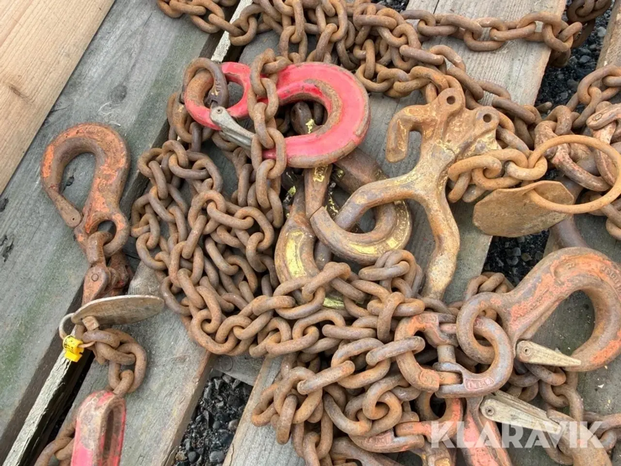 Billede 12 - Surringsskralder og kædeslængder samlet lot