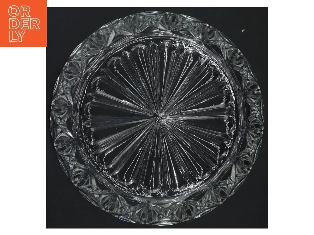 Billede 3 - Dekorativ glasskål (str. Ø 23x8 cm)