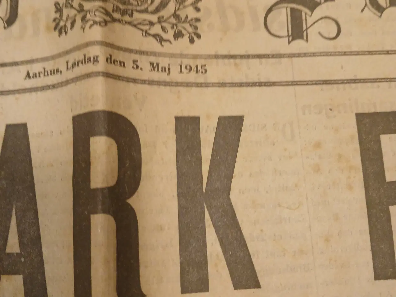 Billede 2 - JyllandsPosten 5 maj 1945