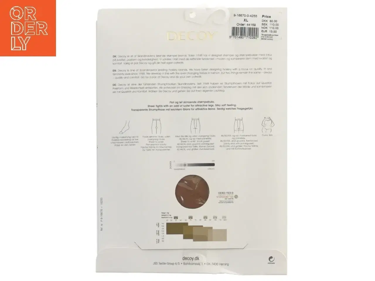 Billede 2 - Strømpebukser fra Decoy XL fra Decoy (str. XL)