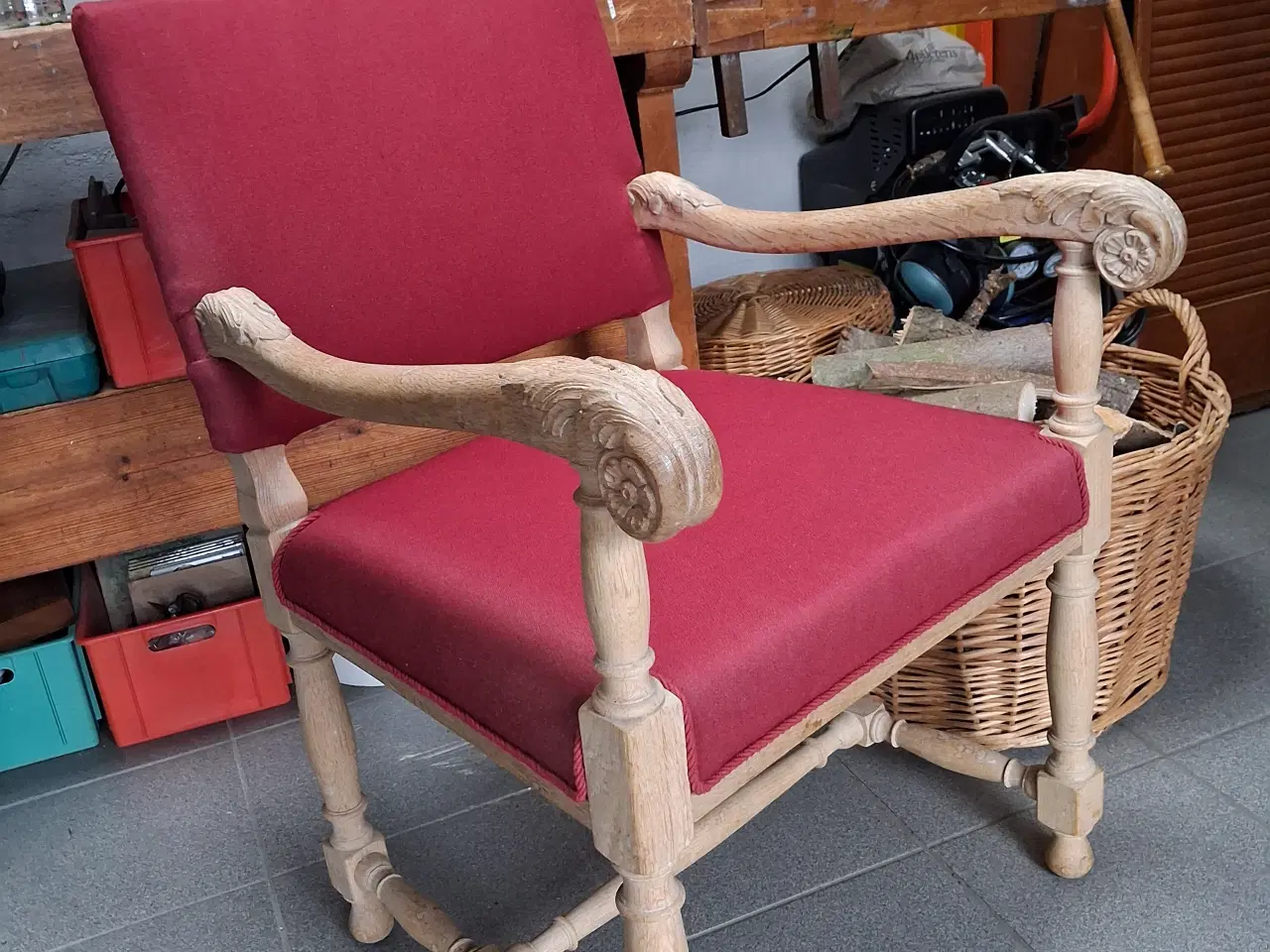 Billede 4 - Stole med armlæn, barnestole, fodskammel