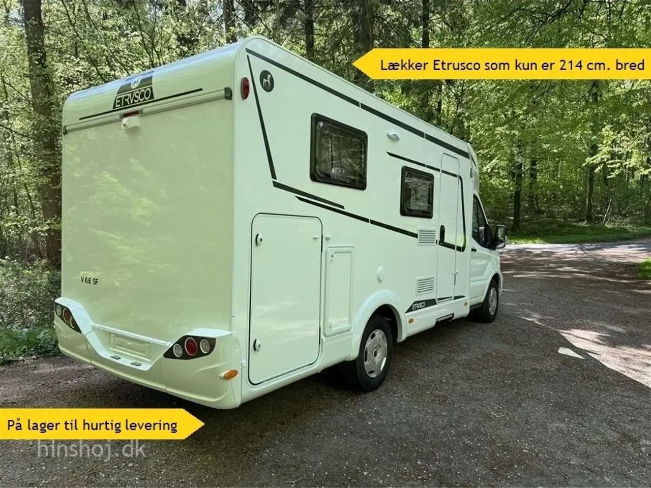 Billede 1 - 2025 - Etrusco V 6.6 SF   Lækker Autocamper som kun er 214 cm bred fra Hinshøj Caravan.