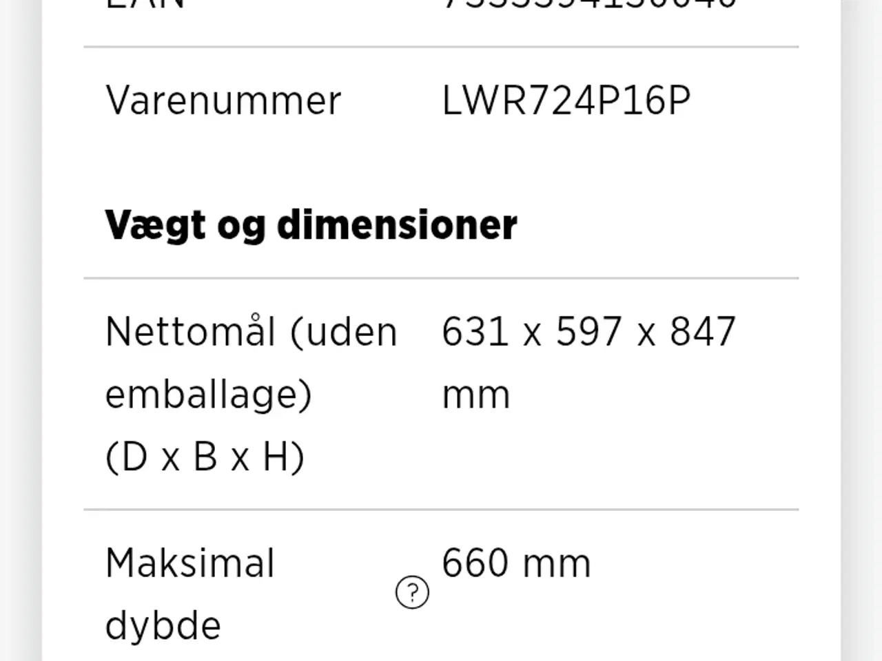 Billede 4 - Ny AEG vaskemaskine 