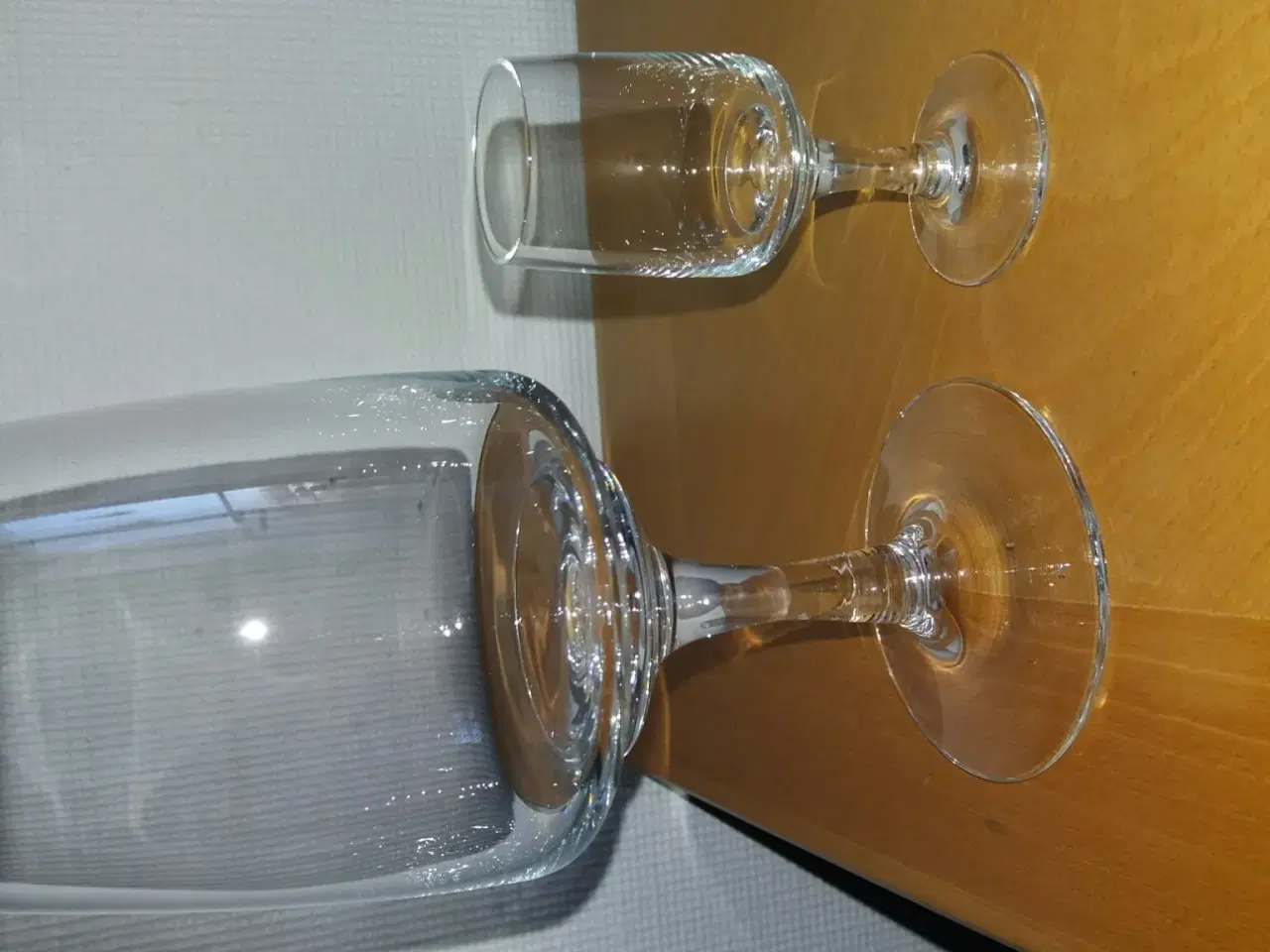 Billede 1 - Mandaley snapseglas fra Holmegård