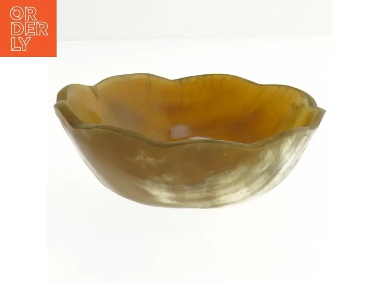 Billede 2 - Skål lavet af horn (str. 4x12 cm)