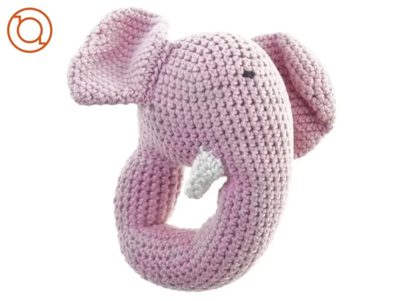 Billede 3 - Elefant bamse, hæklet (str. 12 x 8 cm)